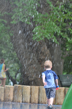 Boy walking